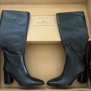 Marc Fisher Women's Black Heeled Boots